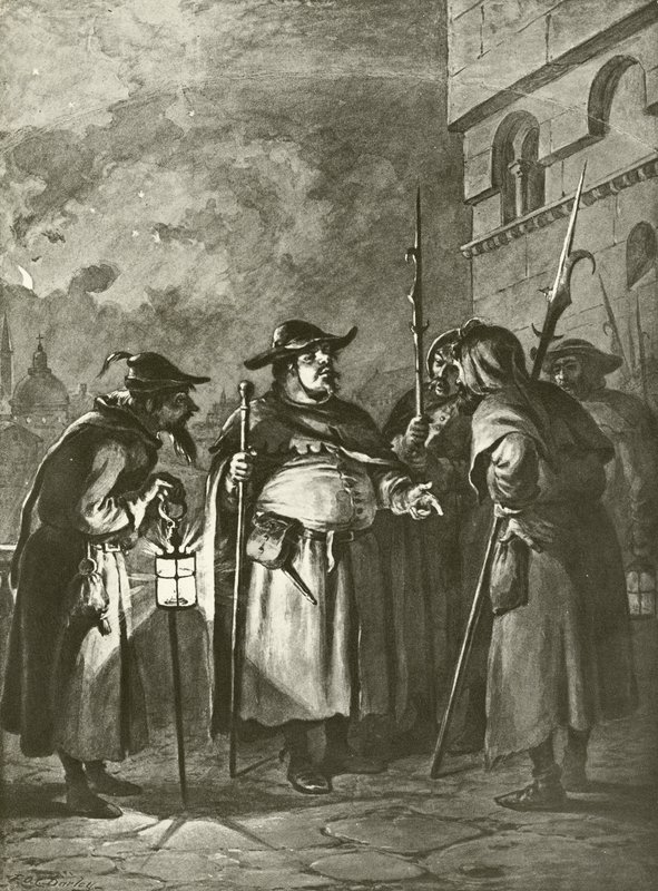 Much Ado About Nothing. Act III, Scene III by Felix Octavius Carr Darley