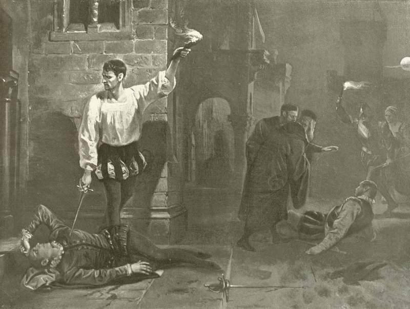 Othello, Act V, Scene I by Felix Octavius Carr Darley