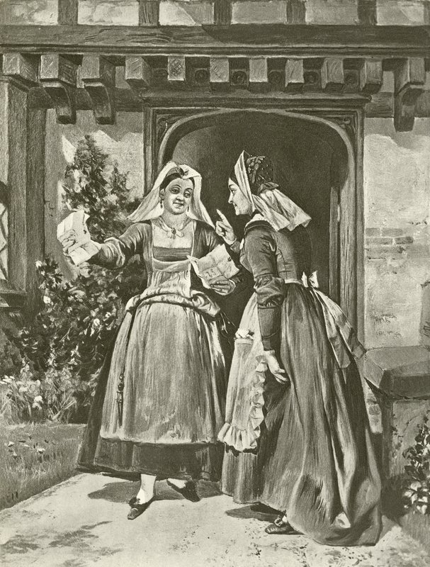 The Merry Wives of Windsor. Act II, Scene I by Felix Octavius Carr Darley