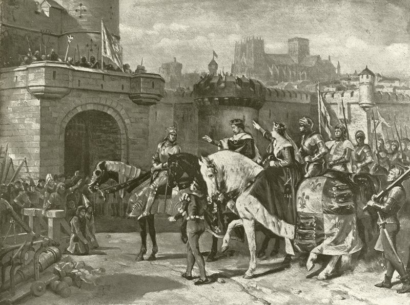 Third Part of Henry VI. Act II, Scene II (engraving) by Felix Octavius Carr Darley