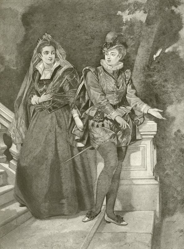 Twelfth Night. Act III, Scene IV by Felix Octavius Carr Darley