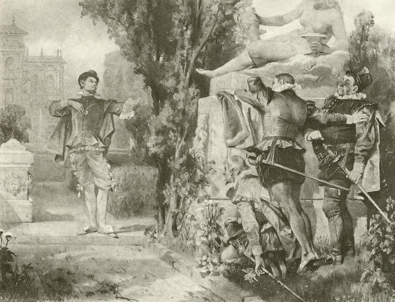 Twelfth Night. Act I, Scene V by Felix Octavius Carr Darley