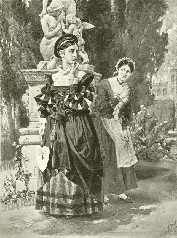 Two Gentlemen of Verona. Act I, Scene II by Felix Octavius Carr Darley