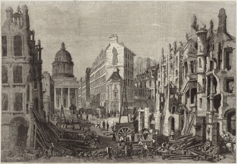 Paris demolitions by Felix Thorigny
