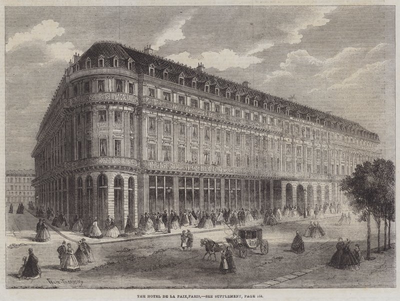 The Hotel de la Paix, Paris by Felix Thorigny