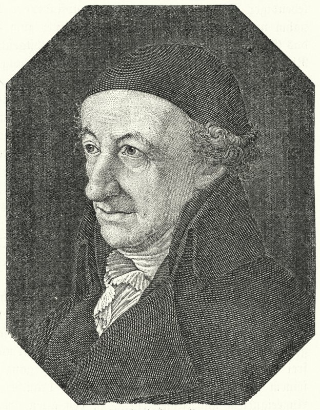 Portrait of the German poet Christoph Martin Wieland in old age by Ferdinand Jagemann