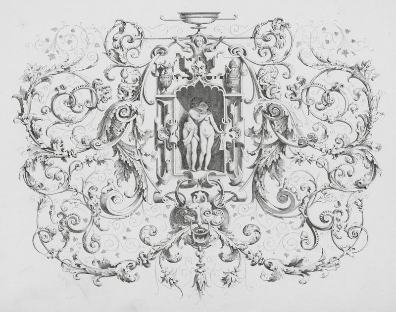 Ornament by Charles Klimsch by Ferdinand Karl Klimsch