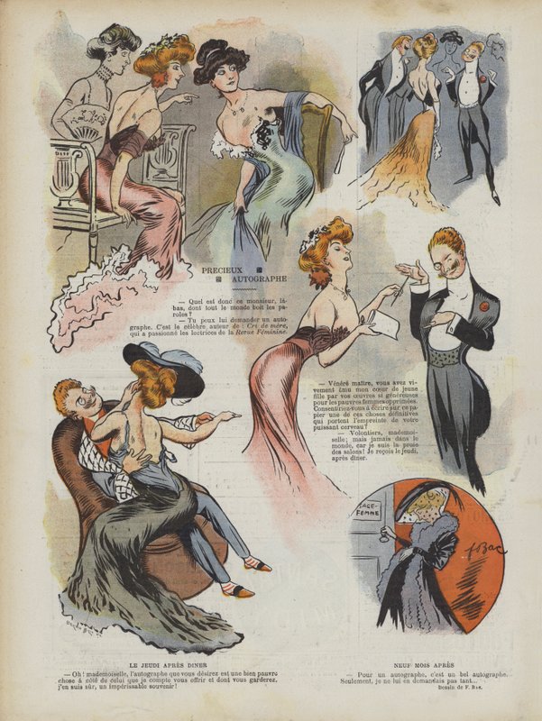 Illustration for Le Rire by Ferdinand Sigismund Bac
