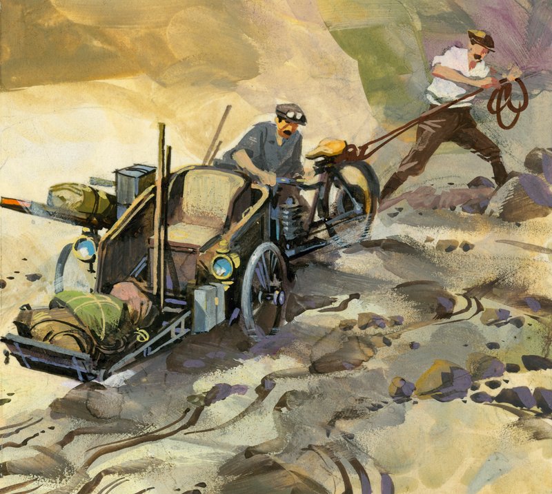Ten thousand mile motor race by Ferdinando Tacconi