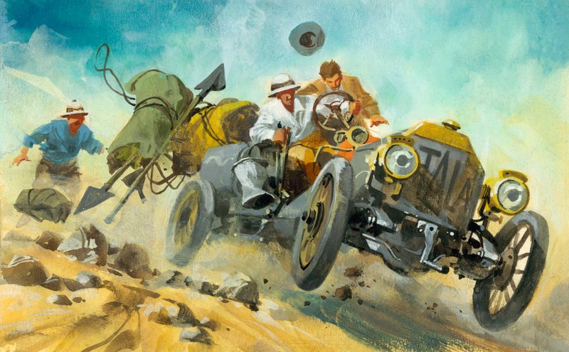 Ten thousand mile motor race by Ferdinando Tacconi