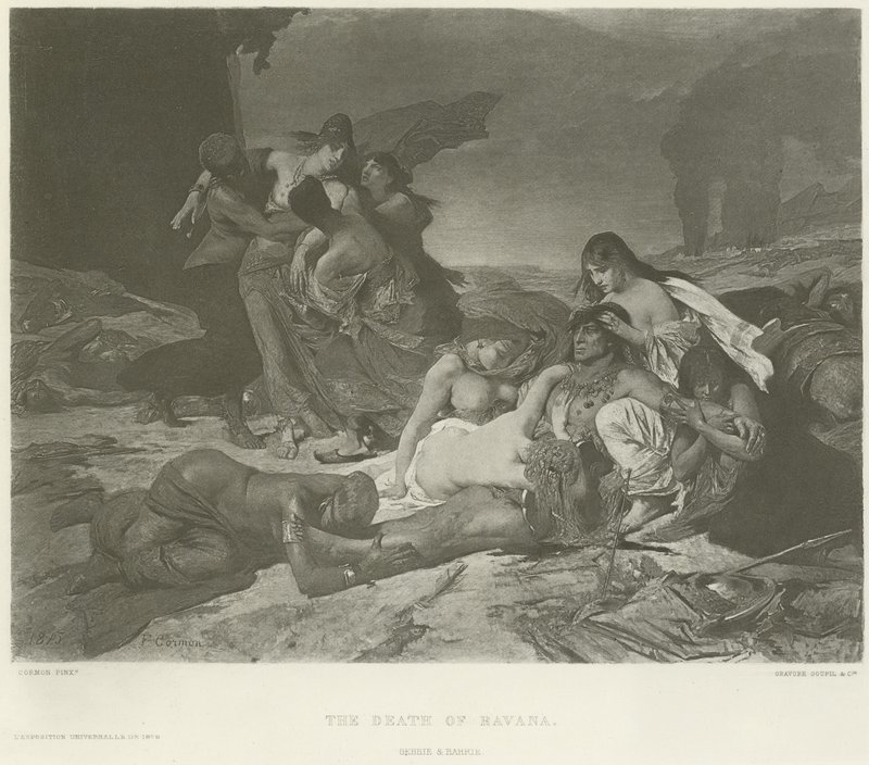 The Death of Havana by Fernand Cormon