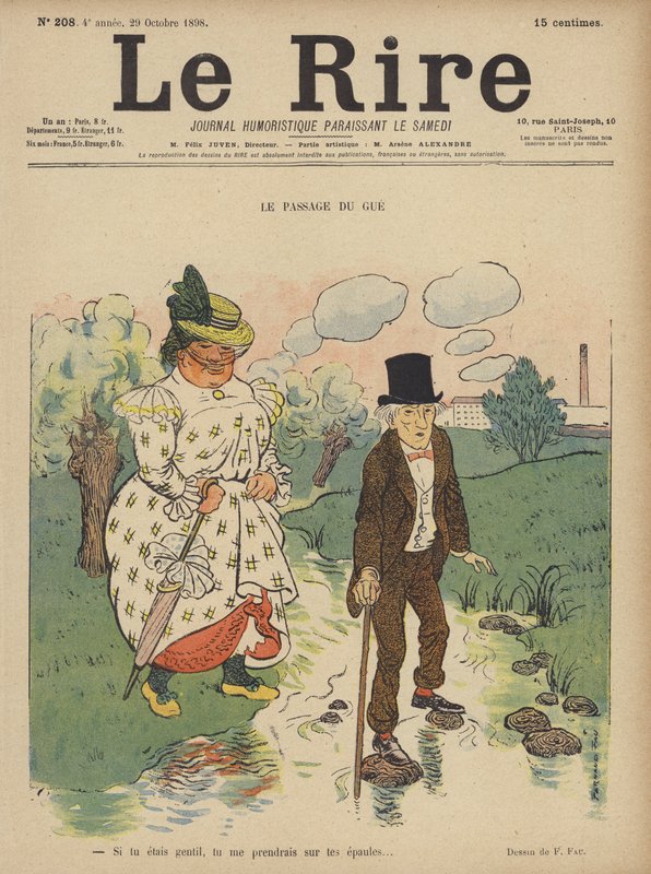 Illustration for Le Rire by Fernand Fau