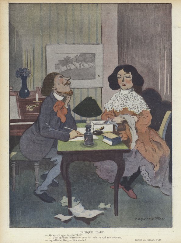 Illustration for Le Rire by Fernand Fau