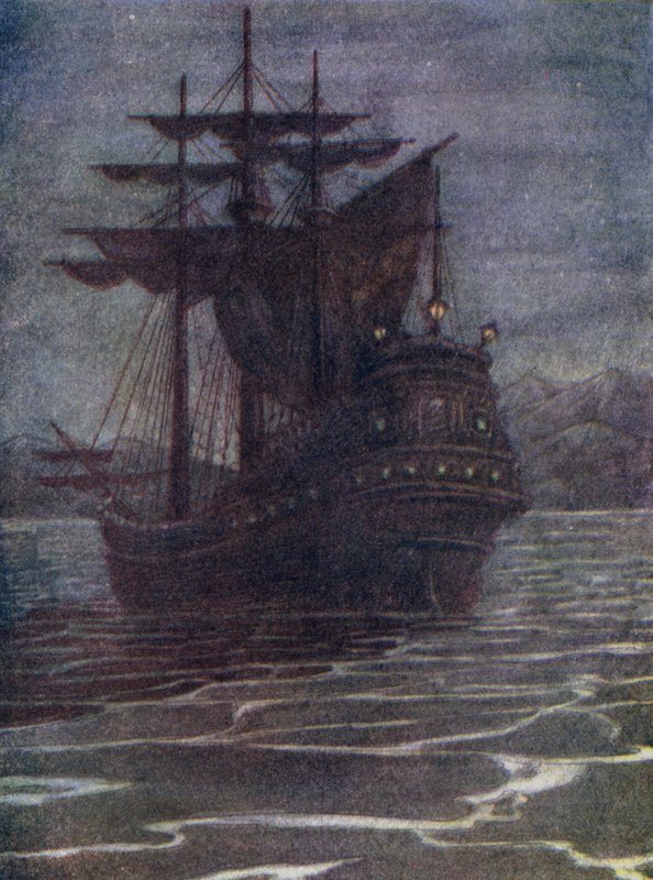 Pirate Vessel, the house of old Hook by Flora White