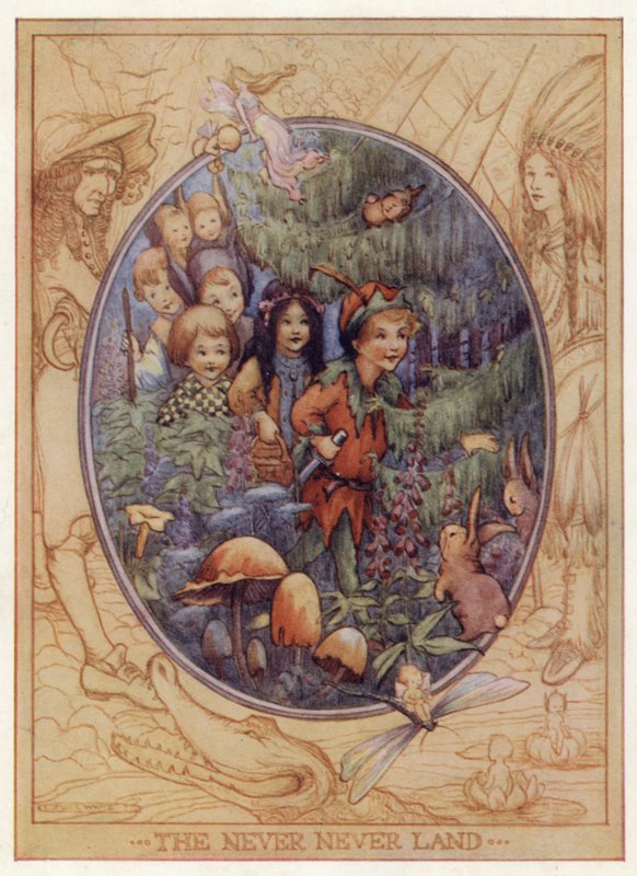 The Never Never Land by Flora White