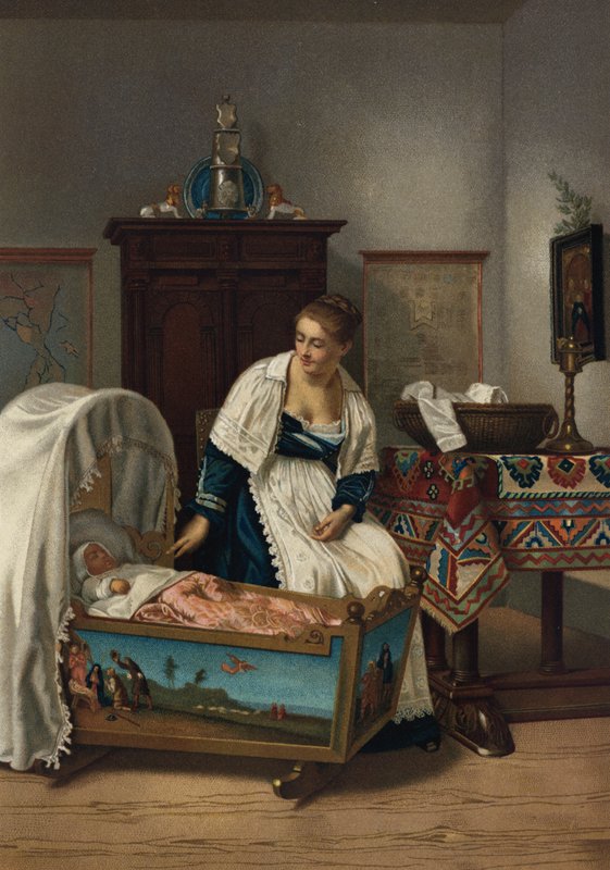 The Young Mother by Florent Willems