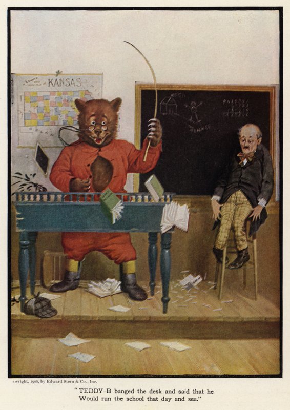 Teddy - B Banged the Desk and Said That He Would Run the School That Day and See by Floyd V. Campbell