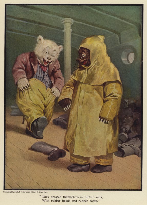 They Dressed Themselves in Rubber Suits, with Rubber Hoods and Rubber Boots by Floyd V. Campbell