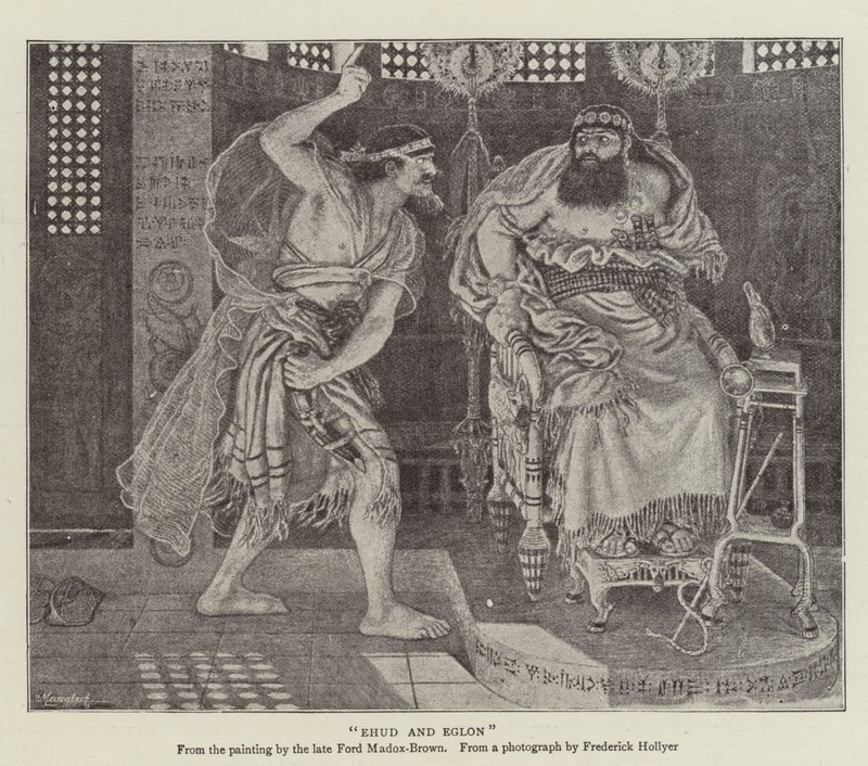 Ehud and Eglon by Ford Madox Brown