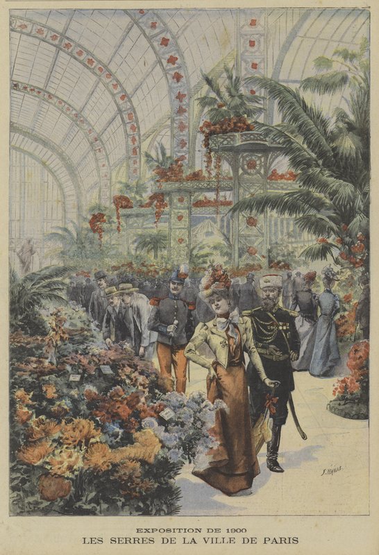 Greenhouses of the City of Paris, Exposition Universelle, 1900 by Fortune Louis Meaulle