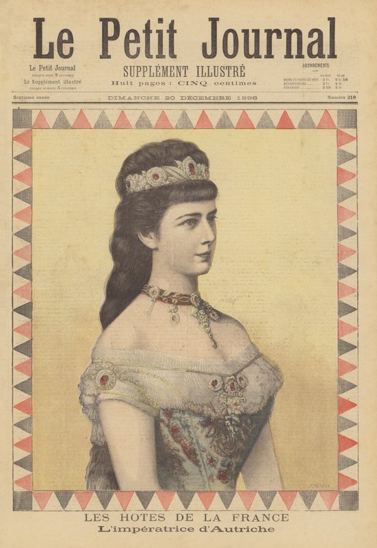 Guests of France: The Empress of Austria by Fortune Louis Meaulle