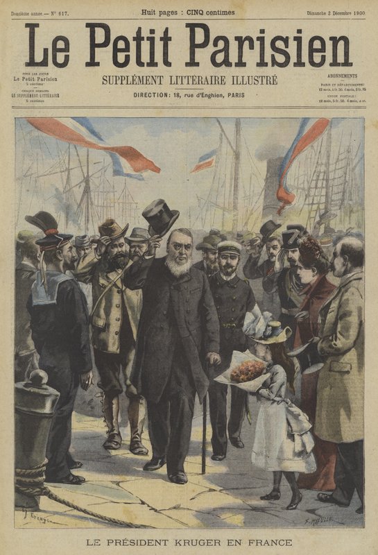 Paul Kruger, Former President of Transvaal, Arriving in France by Fortune Louis Meaulle