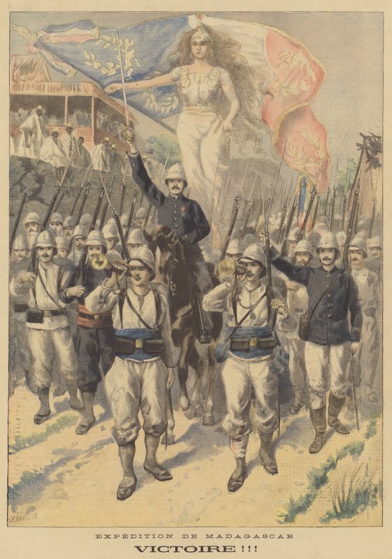 The French Expedition to Madagascar. Victory! by Fortune Louis Meaulle