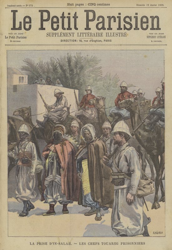 The capture of Ain Salah, Algeria: Tuareg chiefs taken prisoner by the French by Fortune Louis Meaulle