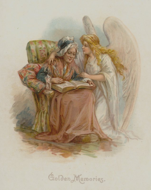 Golden memories (chromolithograph) by Frances Brundage