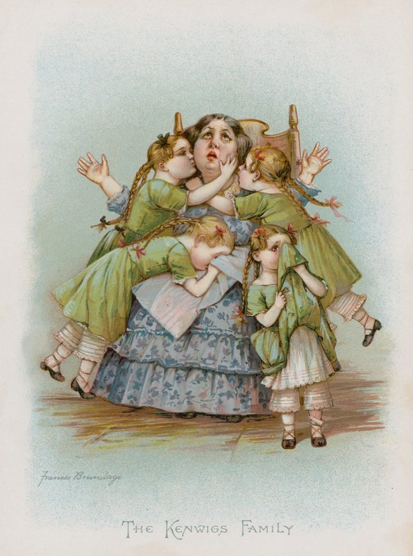 The Kenwigs Family by Frances Brundage