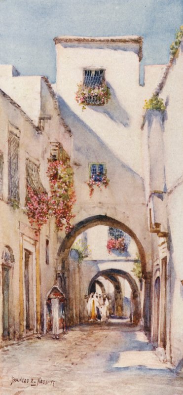 Rue Tourbet el Bey, Tunis by Frances Nesbitt