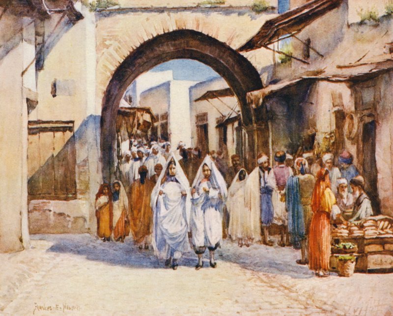 Souk el Hout, Tunis by Frances Nesbitt