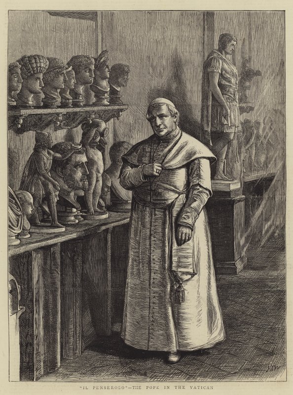 Rome, a Carnival Contrast, Il Penseroso, the Pope in the Vatican by Francis S. Walker