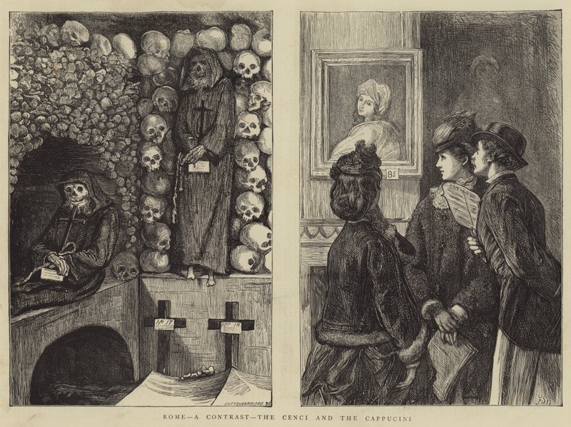 Rome, a Contrast, the Cenci and the Cappucini by Francis S. Walker