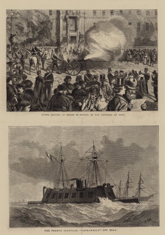 Scenes of Franco-Prussian War by Francis Wilfred Lawson