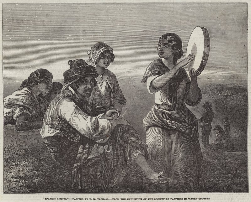 Spanish Gipsies by Francis William Topham