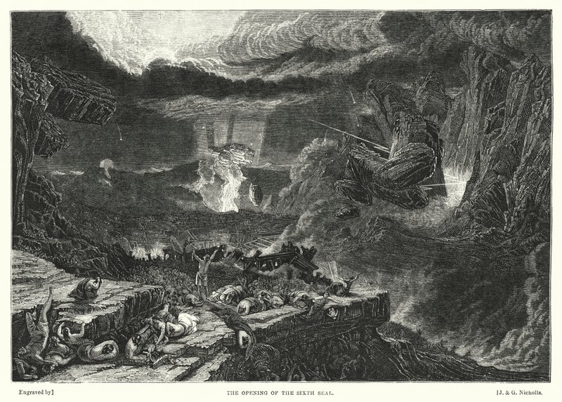 The Opening of the Sixth Seal by Francis (after) Danby