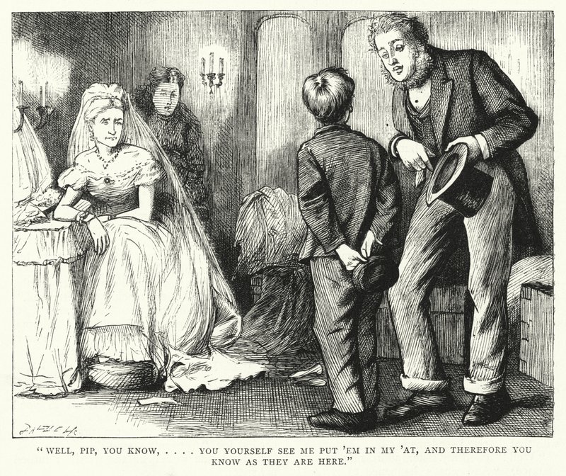 Illustration for Great Expectations by Charles Dickens by Francis Arthur Fraser