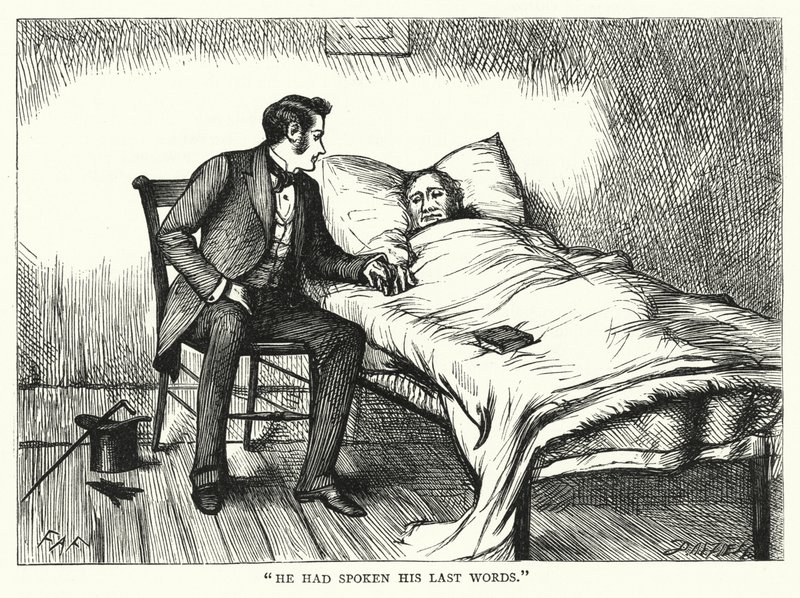 Illustration for Great Expectations by Charles Dickens by Francis Arthur Fraser