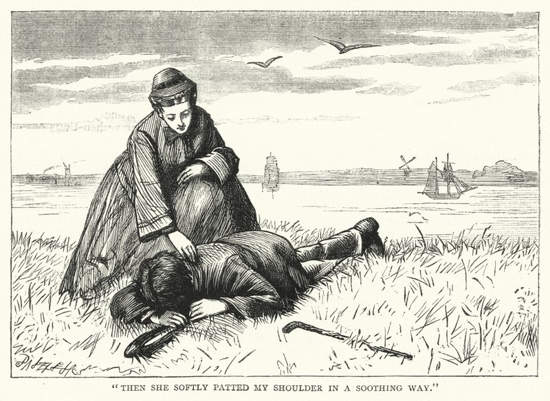 Illustration for Great Expectations by Charles Dickens by Francis Arthur Fraser