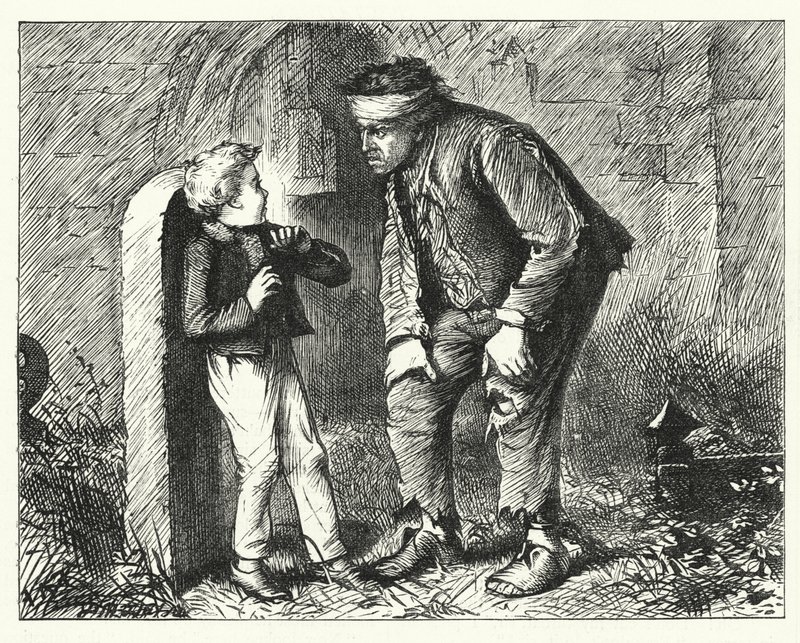 Illustration for Great Expectations by Charles Dickens by Francis Arthur Fraser