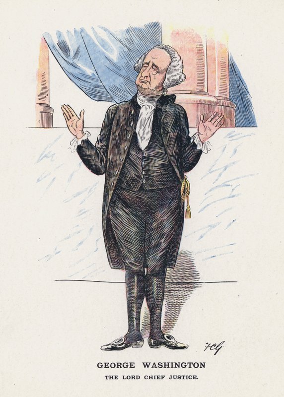 George Washington, The Lord Chief Justice by Francis Carruthers Gould