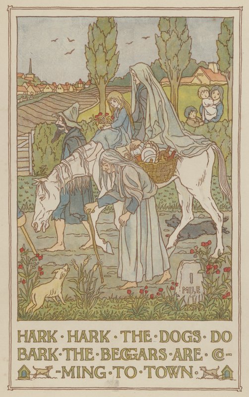 Hark Hark the Dogs Do Bark the Beggars Are Coming to Town by Francis Donkin Bedford