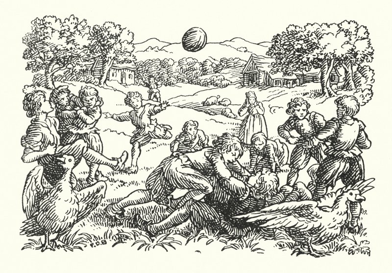 Merrie England: Football by Francis Donkin Bedford