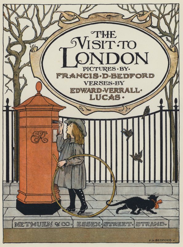 Title-page Illustration for The Visit to London by Francis Donkin Bedford