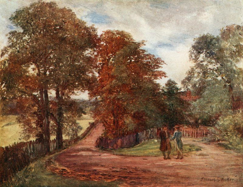 Milfield Lane, Highgate by Francis S. Walker