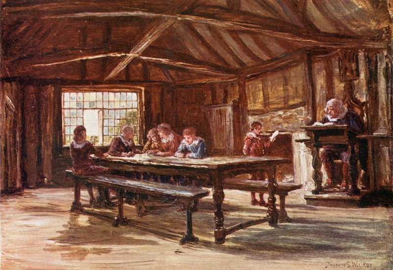 The Grammar School, Stratford on Avon by Francis S. Walker