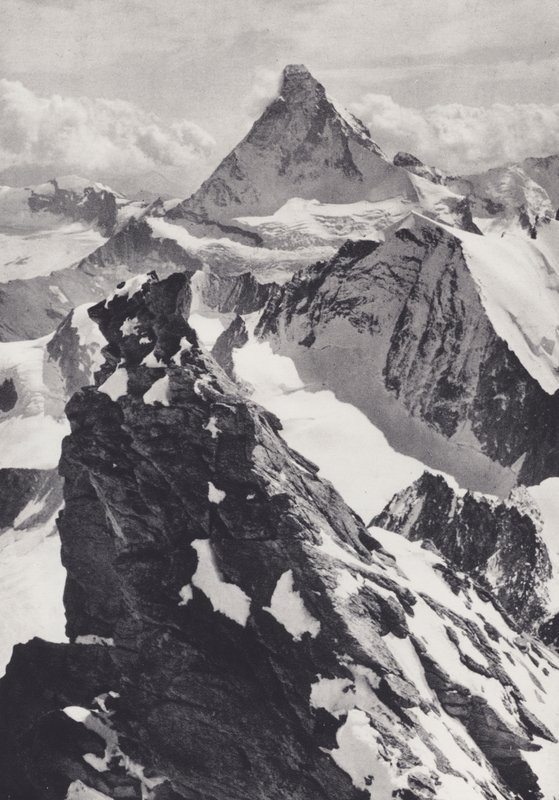 Pennine Alps: A Gendarme on the Zinal Rothhorn by Francis Sydney Smythe