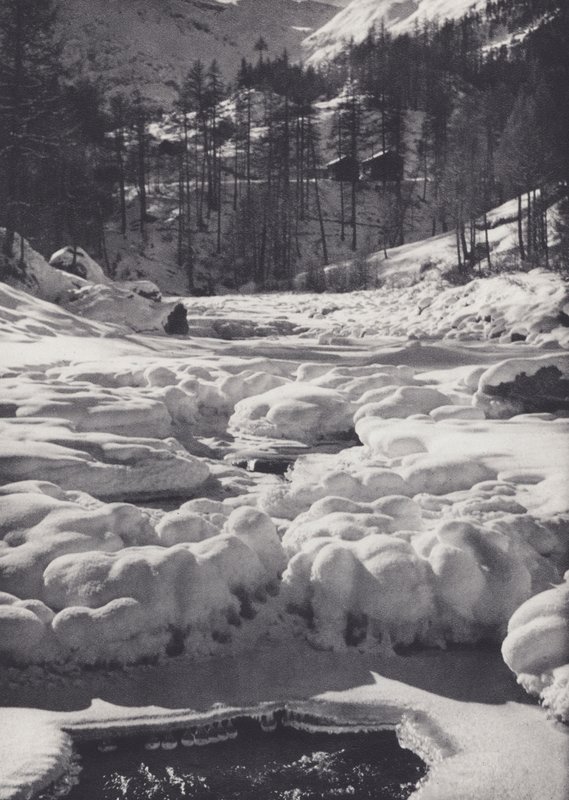 Pennine Alps: Frozen Stream by Francis Sydney Smythe