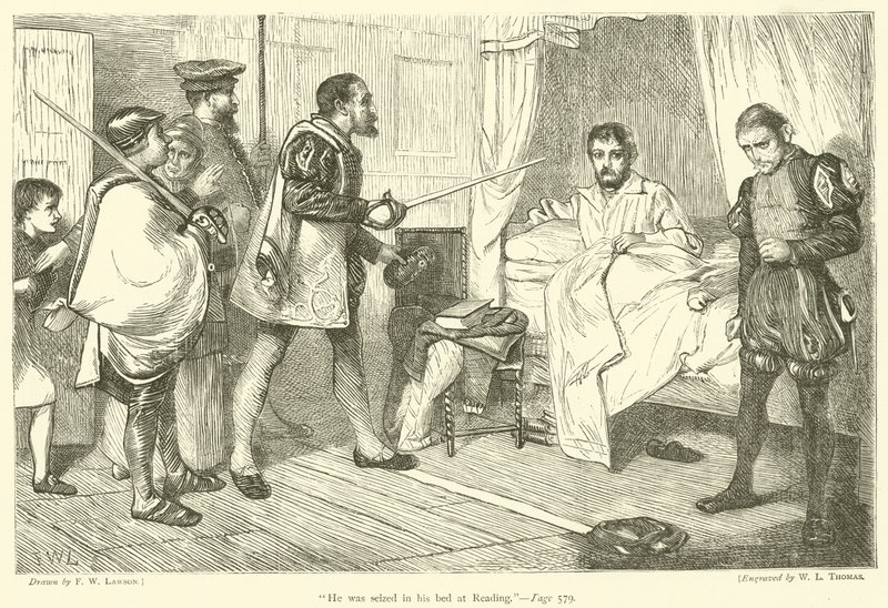 He was seized in his bed at Reading by Francis Wilfred Lawson